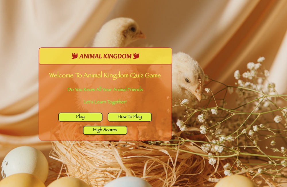 Animal Kingdom Quiz for Kids - Free Online Game