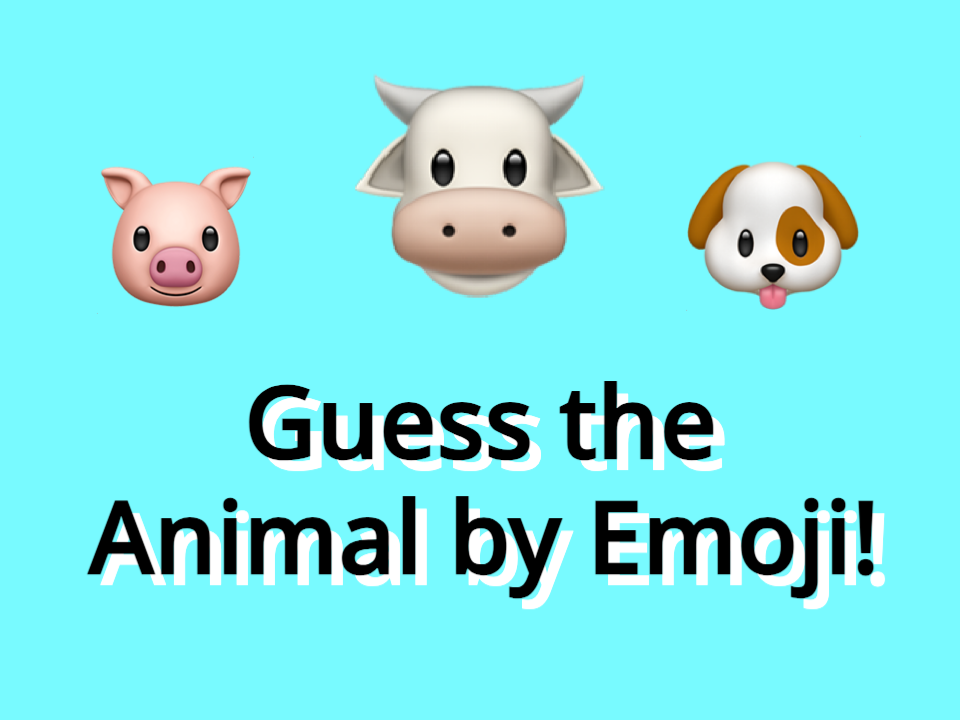 Guess the Animal By Emoji - Free Online Emoji Animal Quiz Game